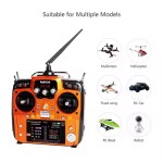 Ledi RadioLink AT10II Model Remote Controller 4KM 12 Channel Drone Crossing Machine Fixed Wing Vehicle and Ship Machine